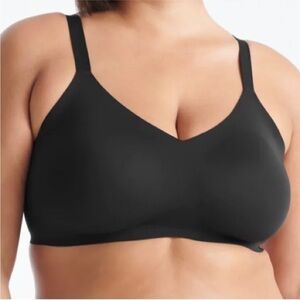 KNIX PADDED V-NECK BRA BLACK SIZE 8